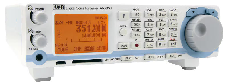 AR-DV1 (100kHz-1300MHz, SDR Digital Voice Receiver; Cellular Frequencies Blocked)